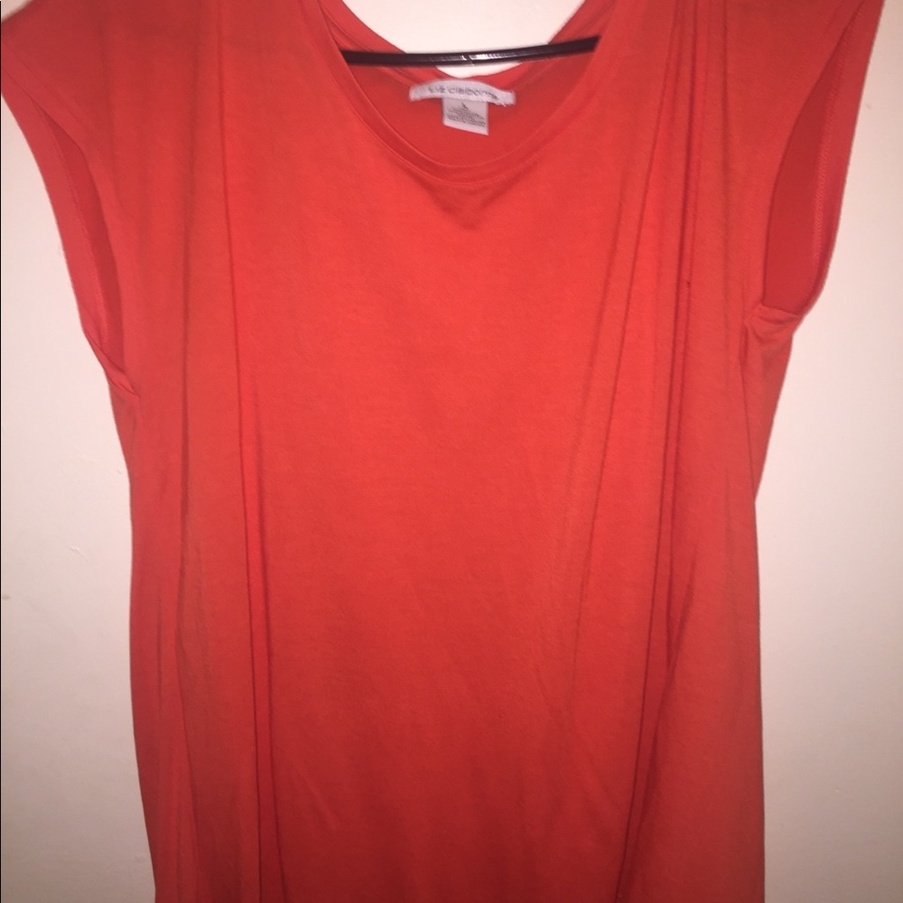 Orange Liz Claiborne shirt NWOT